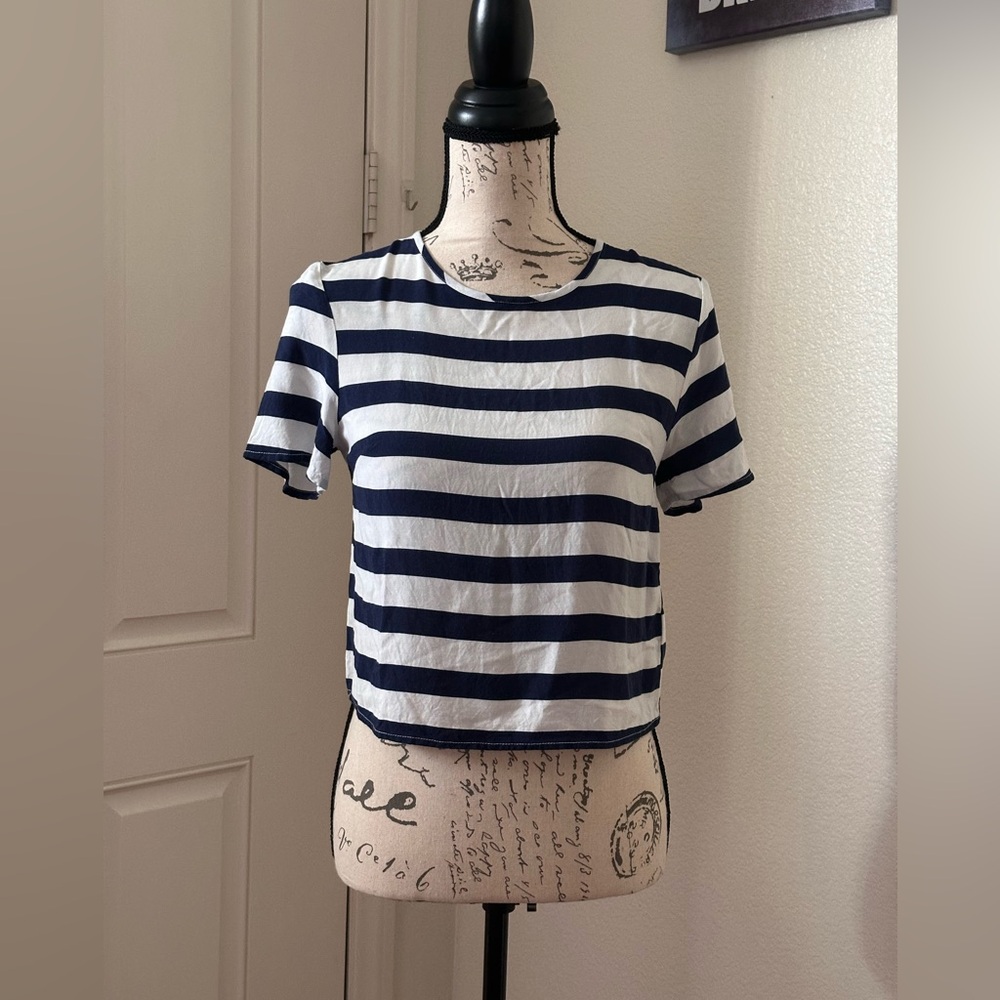 Divided Stripe top